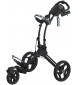 Clicgear Rovic RV1S  3 Wheel Golf Push Cart Swivel  Charcoal / Black 