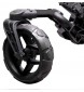 Clicgear Rovic RV1S  3 Wheel Golf Push Cart Swivel  Charcoal / Black 