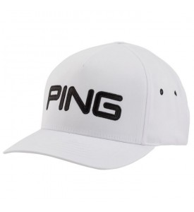 PING Tour Structured Golf Hat White S/M