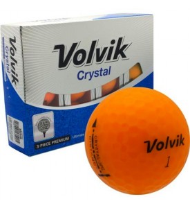 Volvik Crystal Golf Ball ( Orange )