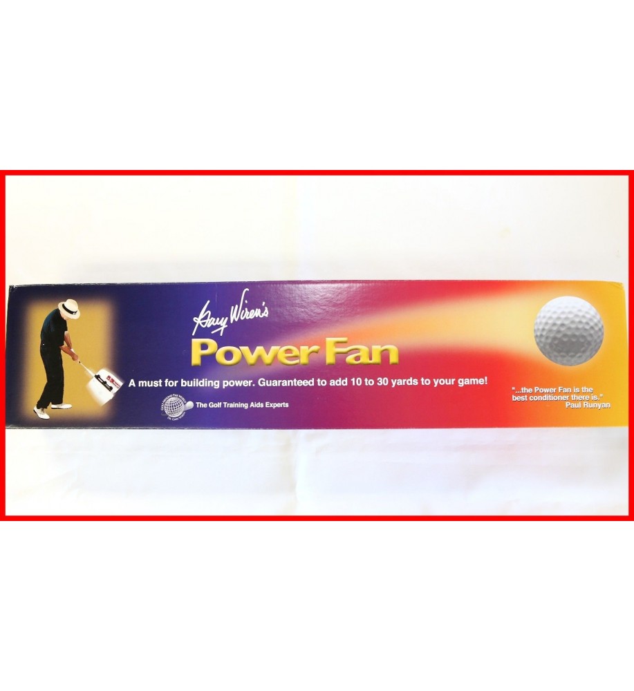 New ORIGINAL GARY WIREN'S Golf Power Swing Fan 80