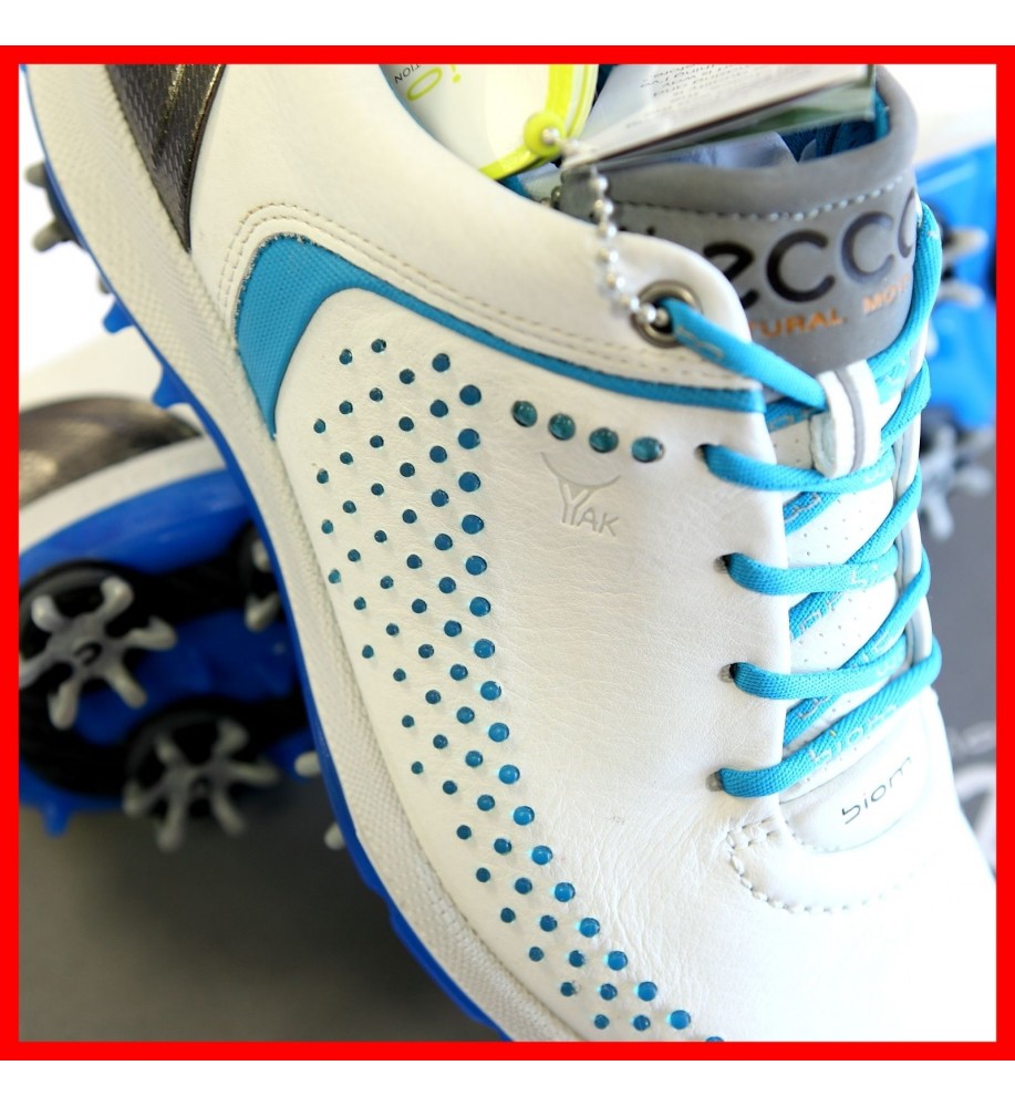 2015 Ecco Womens Spike Golf Shoes Biom G2 - White / Danube EU 36 37 38 39