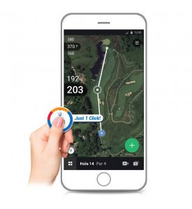 Golfwith GPS Smart Marker / Voice GPS Golfball Marker for IOS and Android 